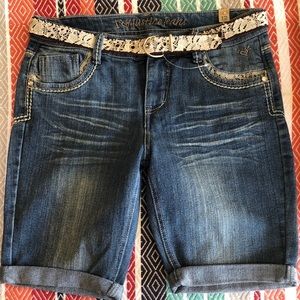 Justice jean shorts